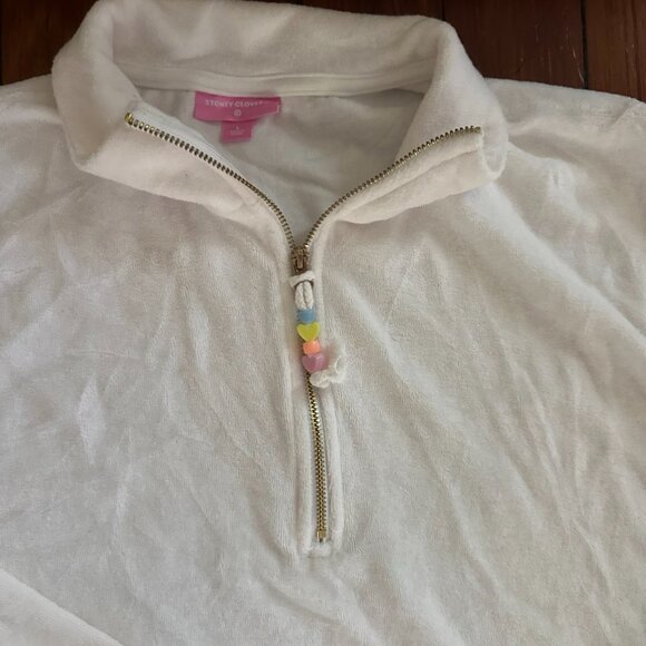 Stoney Clover Lane X Target Terry Cropped 1/4 Zip Pullover & Shorts Set - Picture 6 of 7